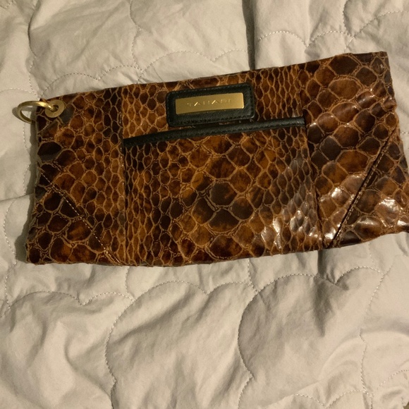 Snake skin clutch bag - Picture 1 of 2
